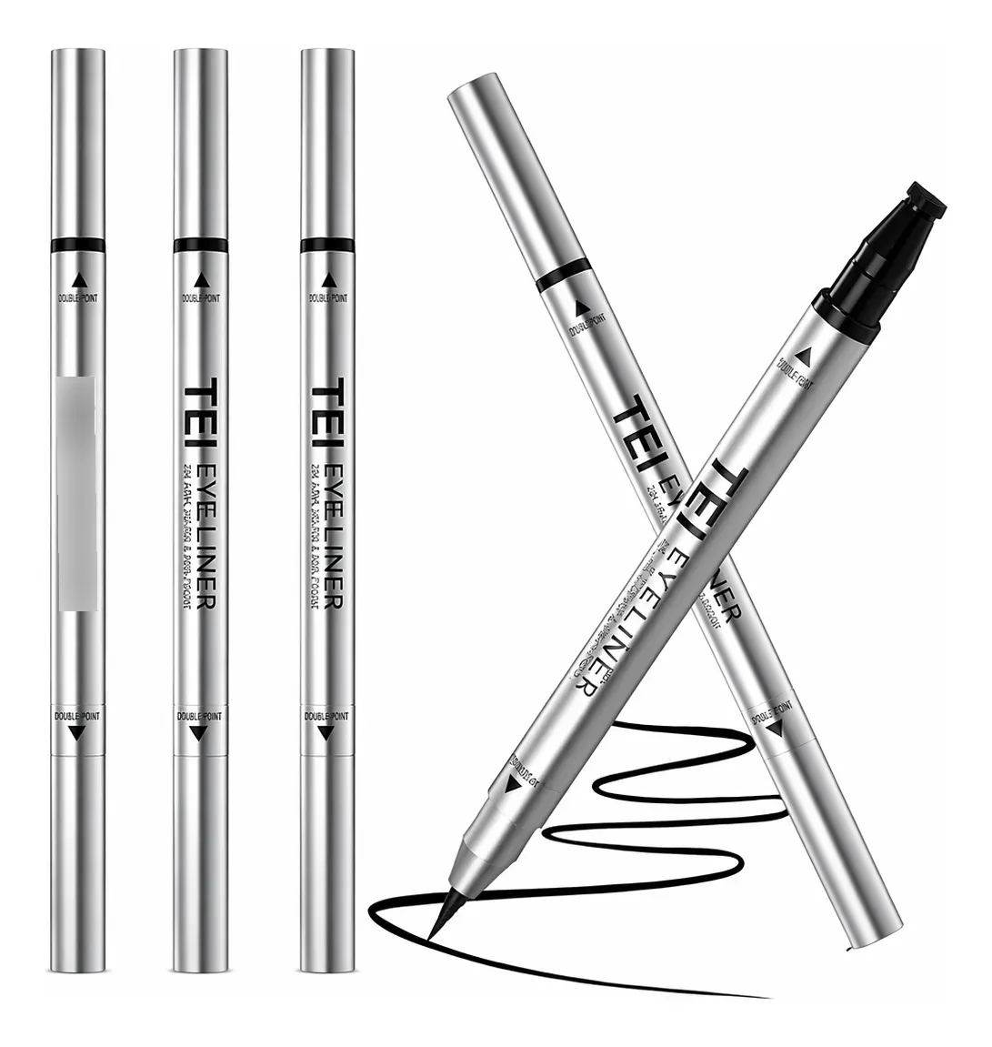 Delineador doble punta Tei cejas y pestañas